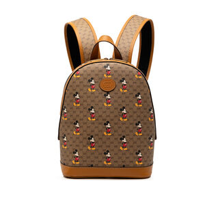 Pre-Loved Gucci Disney Small Micro GG Supreme Mickey Mouse Dome Backpack